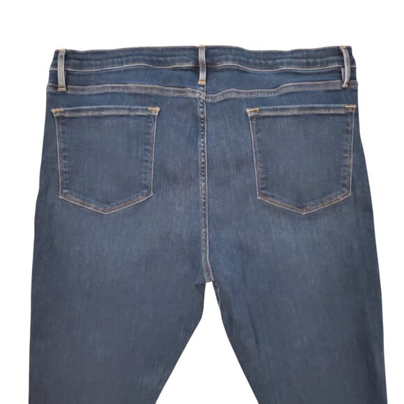 Frame LSJREV219 Fayette Skinny Jeanne Ankle Slit (Meas 36x28 11" Rise) Jeans A12 - Picture 5 of 10